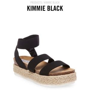 BRAND NEW Steve Madden Kimmie Black Sandals